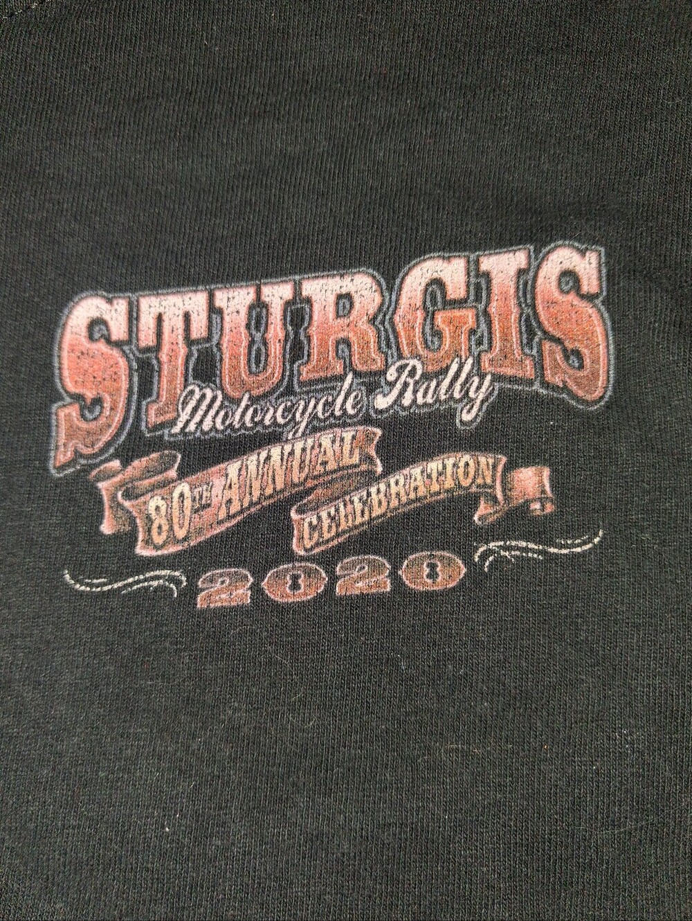 Sturgis Men’s Black Cotton Tshirt - Picture 2 of 8